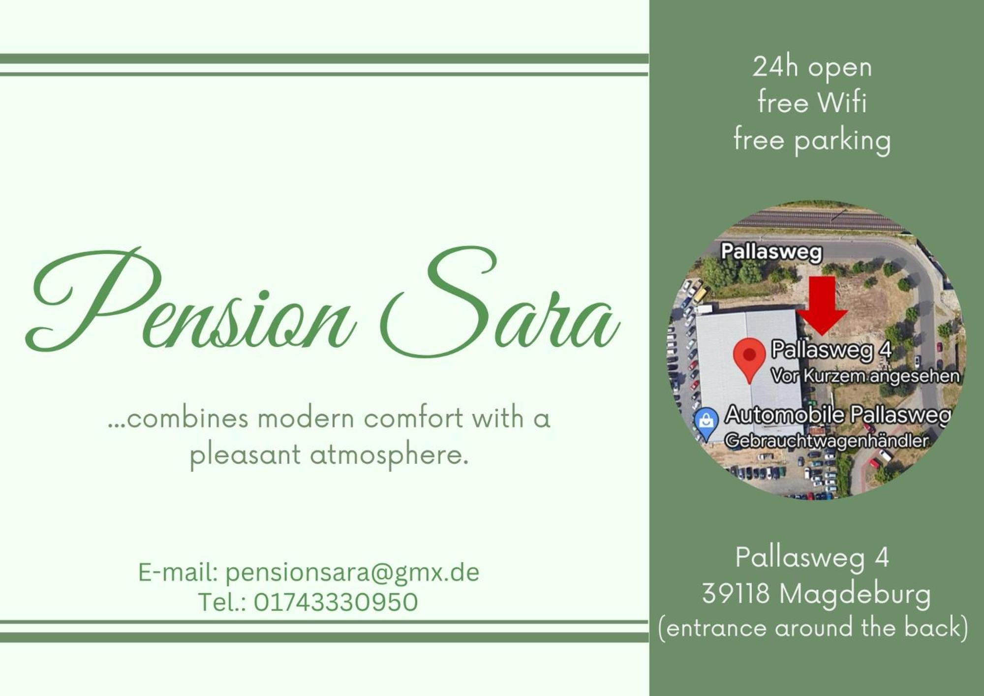 Pension Sara Магдебург Экстерьер фото